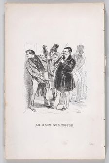 The Wedding Night from The Complete Works of Béranger, 1836. Creator: Cherrier