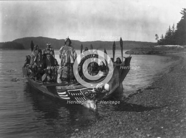 The wedding party - Qagyuhl, c1914. Creator: Edward Sheriff Curtis.