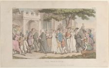 The Weddings, from "The Vicar of Wakefield", May 1, 1817., May 1, 1817. Creator: Thomas Rowlandson