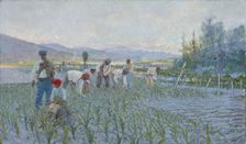 The weeding corn, 1893. Creator: Guinea, Anselmo (1855-1906)