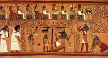 The Weighing of the Heart c13th century BC, (1915). Creator: Unknown