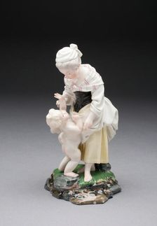 The Welcome Cupid, Höchst, 1770/75. Creator: Höchst Factory