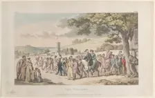 The Welcome, from "The Vicar of Wakefield", May 1, 1817., May 1, 1817. Creator: Thomas Rowlandson