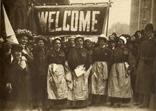 The Welcome to the Victims of Masculine Tyranny 1908, (1933). Creator: Unknown