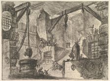 The Well, from Carceri d'invenzione (Imaginary Prisons), ca. 1749-50. Creator: Giovanni Battista Piranesi