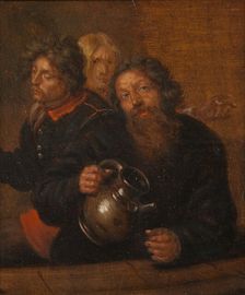 The Well-Master at Medevi and His Sons, 1850. Creator: Unknown