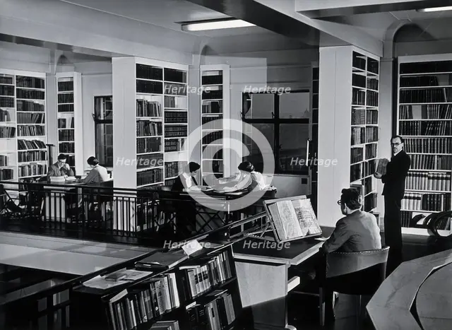 The Wellcome Building, Euston Road, London: the gallery in the Hall of Statuary as..., c1960. Creator: Unknown.