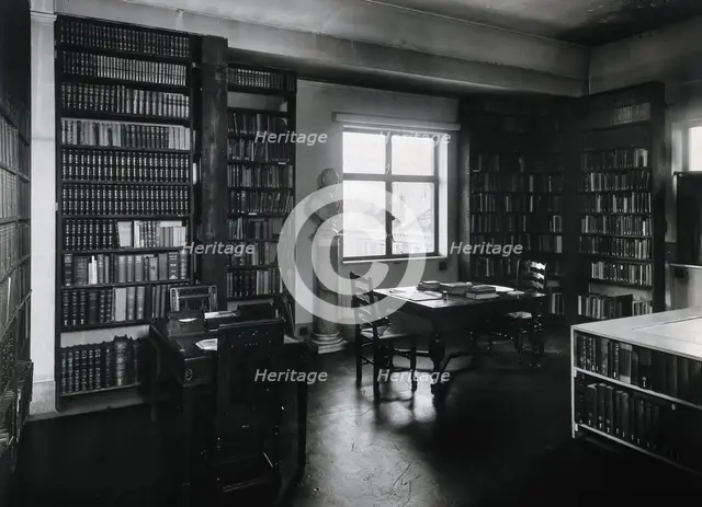 The Wellcome Building, Euston Road, London: a corner of the Hall of Statuary as..., c1960. Creator: Unknown.