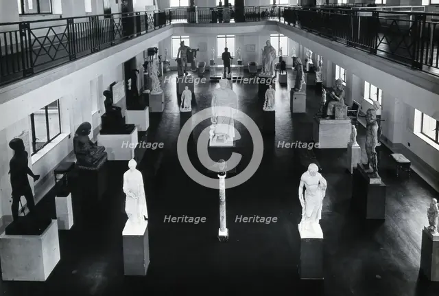 The Wellcome Research Institution building, Euston Road, London: the Hall of Statuary of the... Creator: Unknown.