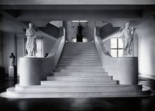 The Wellcome Research Institution's building, Euston Road, London: the stairs..., c1930s. Creator: Unknown
