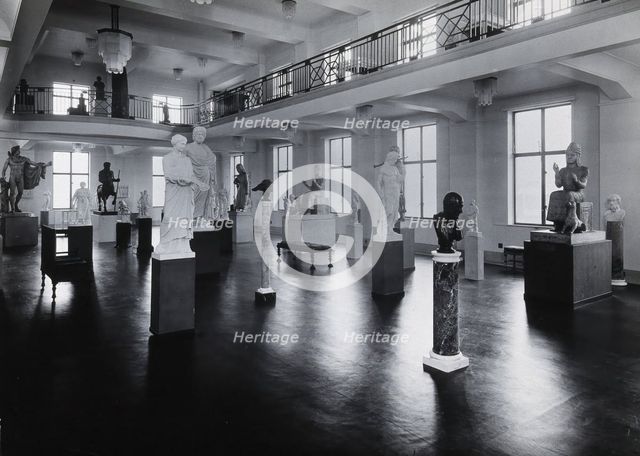 The Wellcome Research Institution's building, Euston Road, London: the Hall of Statuary of the... Creator: Unknown.