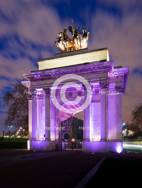 The Wellington Arch, Hyde Park Corner, London, 2009. Artist: Historic England Staff Photographer.