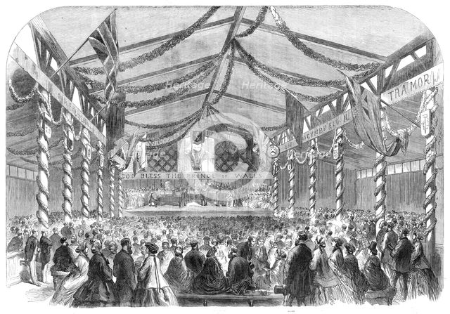 The Welsh National Eisteddfod at Aberystwith, 1865. Creator: Unknown.