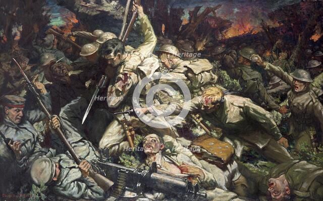 'The Welsh at Mametz Wood', 1916-1934. Artist: Christopher Williams