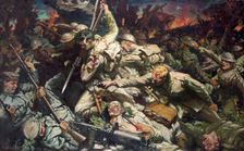 The Welsh at Mametz Wood 1916-1934. Creator: Christopher Williams