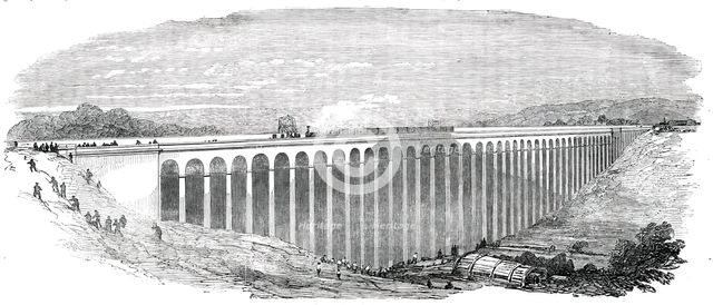 The Welwyn Viaduct, 1850. Creator: Unknown.