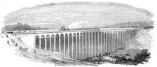The Welwyn Viaduct, 1850. Creator: Unknown