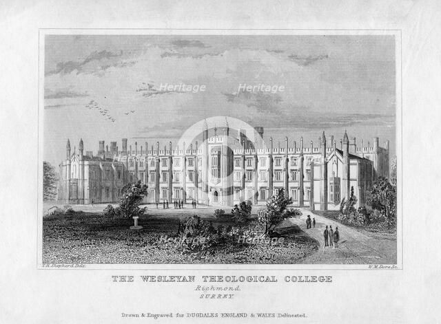 The Wesleyan Theological College, Richmond, Surrey, mid 19th century. Artist: WM Dore