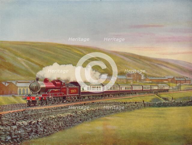 'The West Coast Scotsman At Full Speed Near Tebay, L.M.S.R.', 1926. Artist: Unknown.