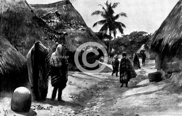 The West African Question: "Eguns," or sacred beings supposed to have risen from the dead..., 1898. Creator: Unknown.