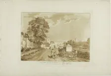 The West Gate of Cardiff in Glamorganshire, 1776. Creator: Paul Sandby