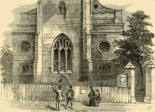 The West End of St. Andrew's, Showing the Gothic Arch c1872. Creator: Unknown