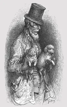 The West End Dog Fancier 1872. Creator: Gustave Doré