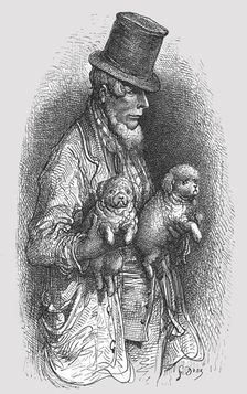 The West End Dog Fancier 1872. Creator: Gustave Doré