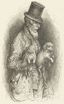 The West End Dog Fancier, 1872. Creator: Paul Jonnard