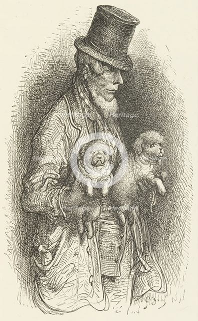 The West End Dog Fancier, 1872.  Creator: Paul Jonnard.