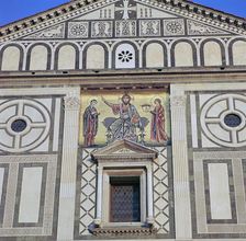The west facade of San Miniato al Monte, 12th century