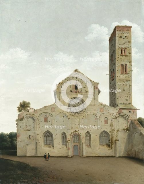 The West Façade of the Church of Saint Mary in Utrecht, 1662. Creator: Pieter Jansz Saenredam.