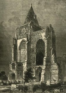 The West Front, Crowland Abbey 1898. Creator: Unknown