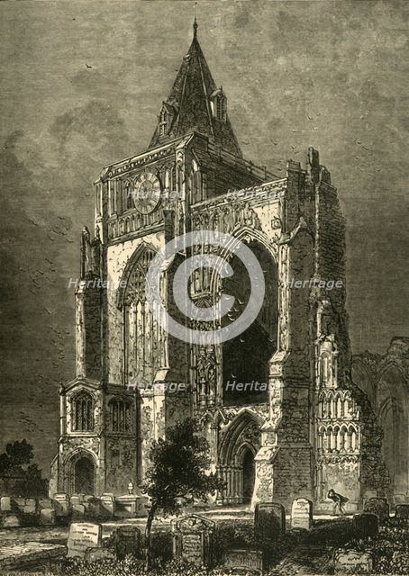 'The West Front, Crowland Abbey', 1898. Creator: Unknown.
