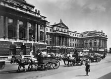 The west front of Somerset House, Lancaster Place, London. Creator: Unknown