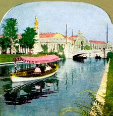 The West Lagoon from the World Fair, St Louis, Missouri, 1904