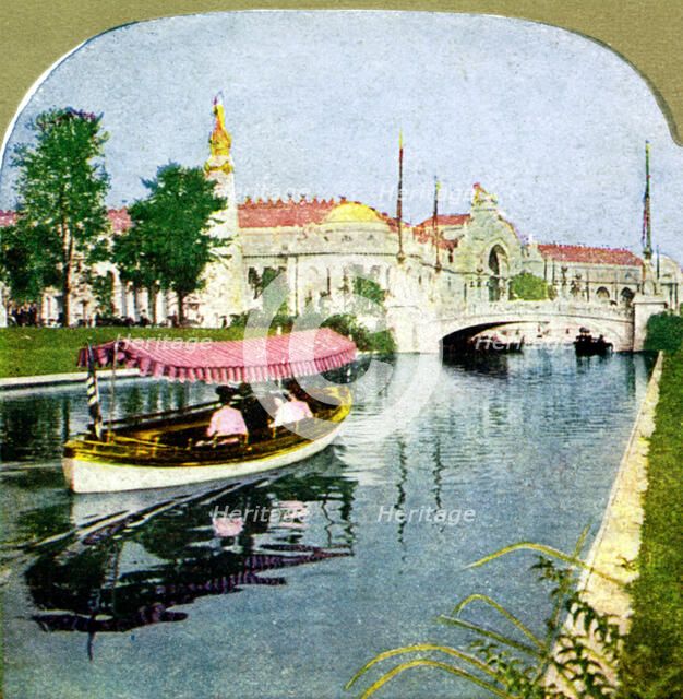The West Lagoon from the World Fair, St Louis, Missouri, 1904. Artist: Unknown