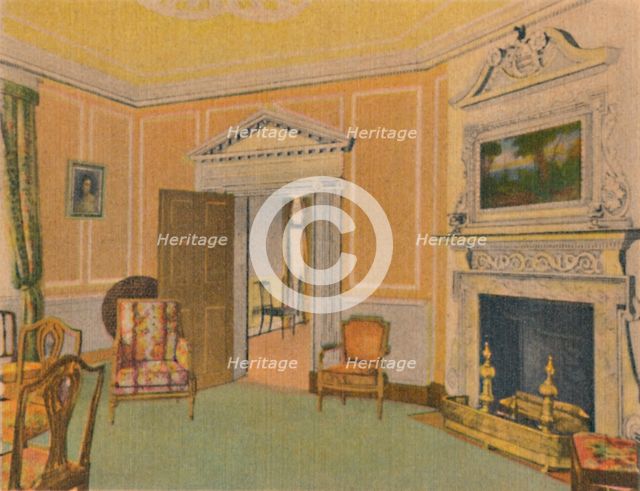 'The West Parlor', 1946. Artist: Unknown.