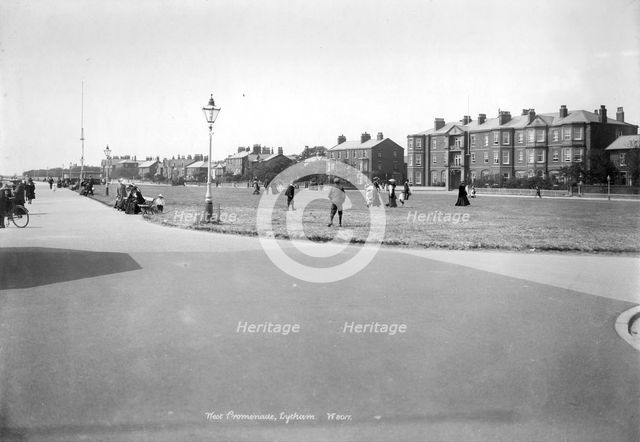 The west promenade, Lytham St Anne's, Lancashire, 1890-1910. Artist: Unknown