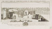 The West View of Codenor Castle Derbyshire, 1727. Creator: Nathaniel Buck