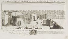 The West View of Codenor Castle Derbyshire, 1727. Artist: Nathaniel Buck
