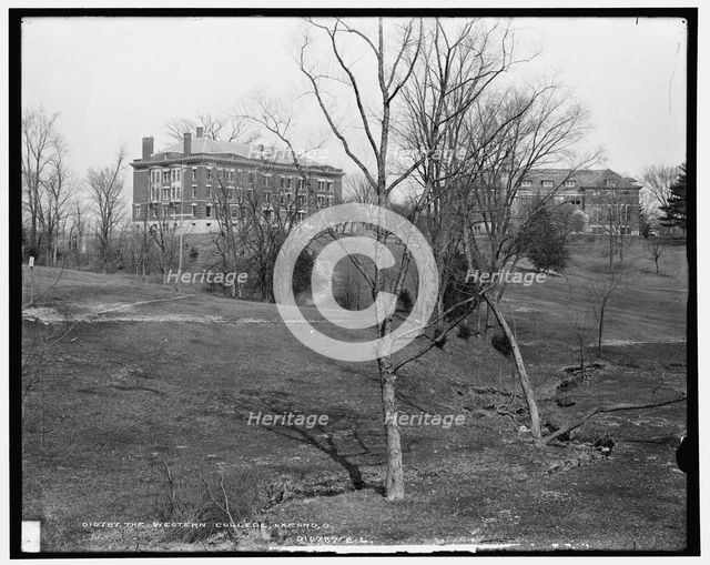 The Western College, Oxford, Ohio, between 1900 and 1906. Creator: Unknown.