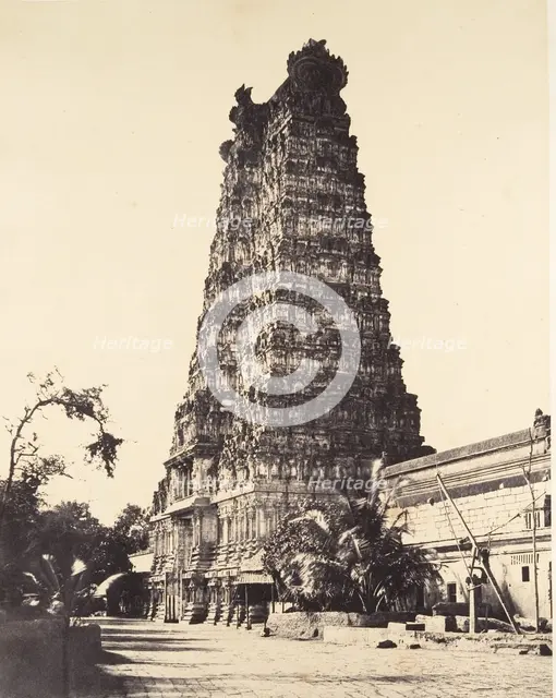The Western Gopuram, January-March 1858. Creator: Captain Linnaeus Tripe.