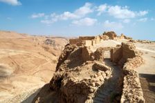 The western gate of Masada, Israel. Creator: Samuel Magal