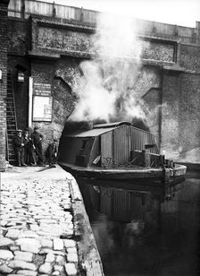 The western entrance to Pentonville Tunnel, Regent's Canal, London, c1905