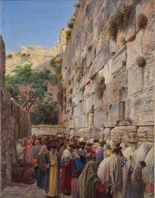 The Western Wall, 1880s. Creator: Bauernfeind, Gustav (1848-1904)