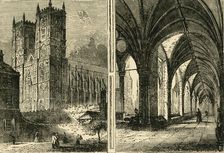 The Western Towers and Cloisters of Westminster Abbey (1881). Creator: Unknown