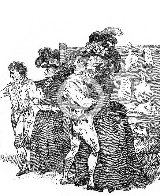 'The Westminster Election', 1780s, (c1920). Artist: Unknown