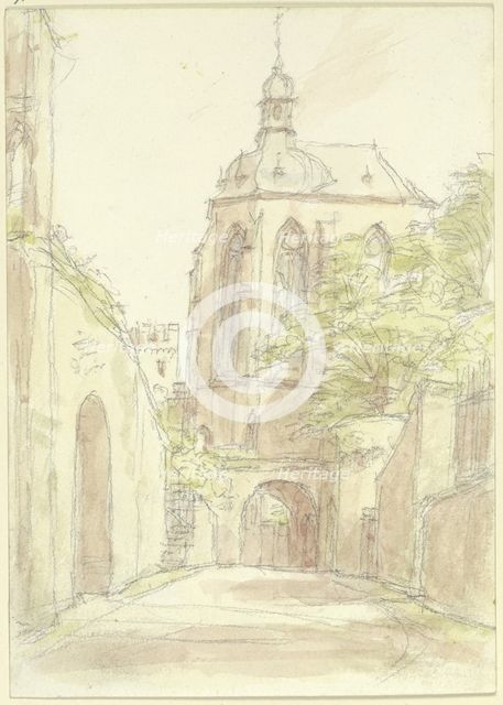 The Werner Chapel in Oberwesel, c1850-1900. Creator: Peter Becker.