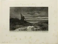 The Werewolf, c. 1867. Creators: Félicien Rops, Edmond de Scham
